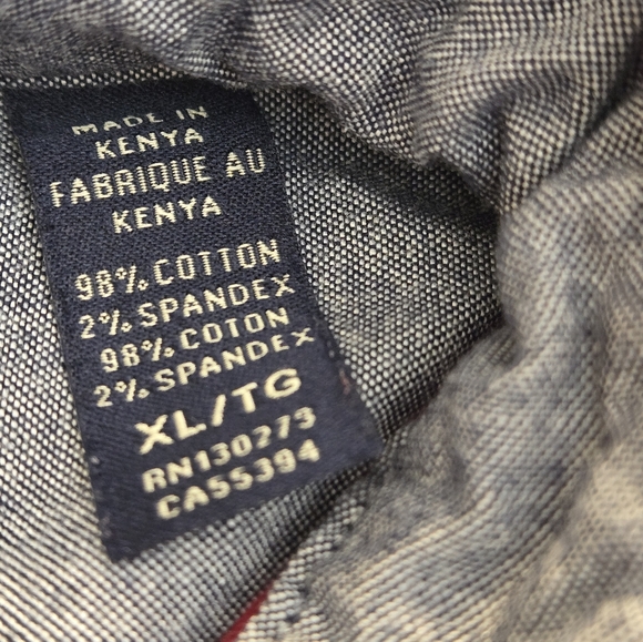 Wrangler Flex for Comfort Button Up Shirt Men's XL Burgundy Short Sleeve - Picture 4 of 6